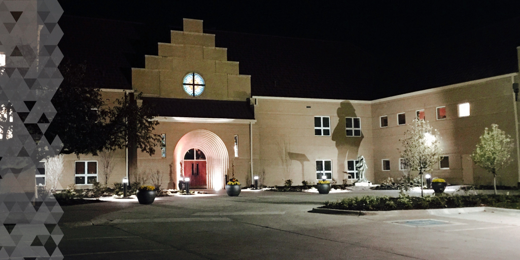 The Lind Center in the early morning.