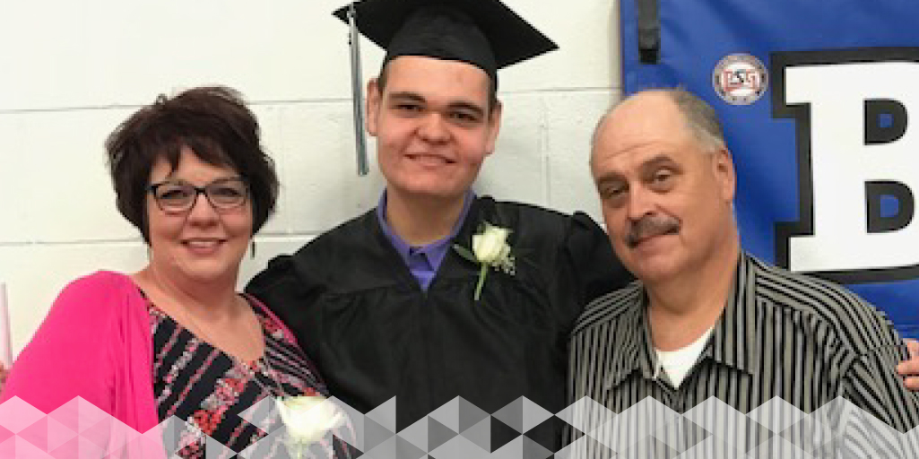 Holden with his parents