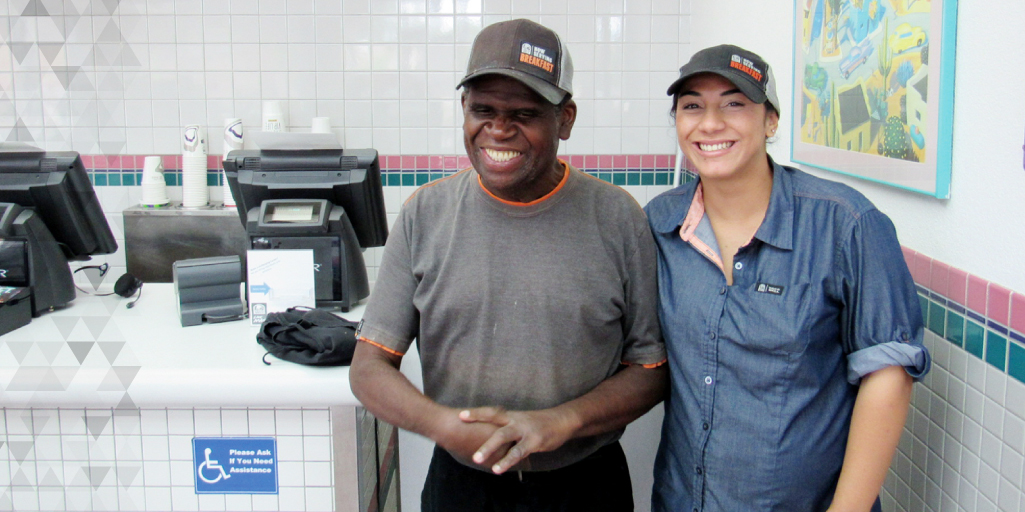 Elmer at Taco Bell