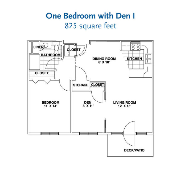 One Bedroom with Den I