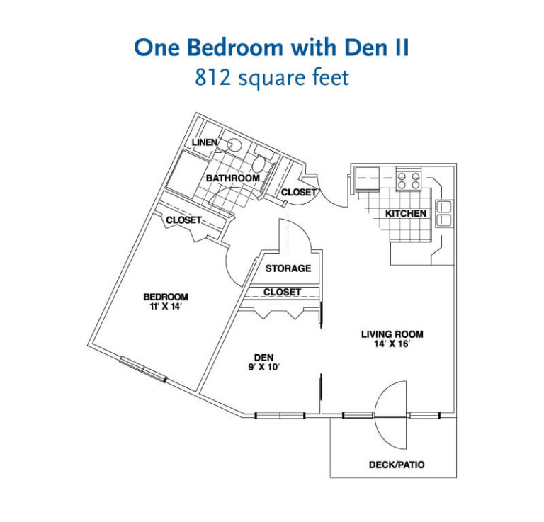 One Bedroom with Den II