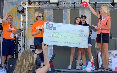 Mom of Twins Supported by Mosaic Captivates College World Series-Goers with Her Story